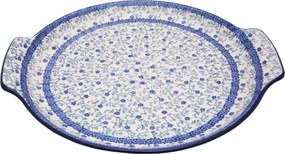 Tálca kerek tálca 29.5cm Kerámia Bolesławiec