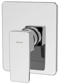 Sapho - TURSI falba süllyeszthető zuhanycsaptelep, fényes króm