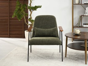 Fotel Elba (zöld + dió). 1110002