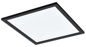 Eglo 900051 Salobrena-Z LED panel, 45 x 45cm, fekete, szögletes, 2390 lm, 2700K-6500K szabályozható, beépített LED, 21,4W, IP20, 450x450 mm