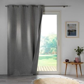 Világosszürke sötétítő függöny 140x260 cm Crepuscule – douceur d'intérieur