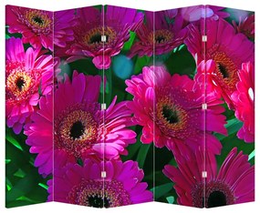 Paraván - virágok (210x170 cm)