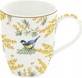 easy life bögre madár cinege mimóza porcelán dobozban 370ml