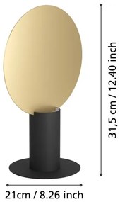 Eglo 900403 - LED Asztali lámpa SARONA 1xGU10/4,5W/230V 3000K