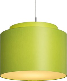 RENDL DOUBLE 40/30 lámpabúra Chintz lime/fehér PVC max. 23W