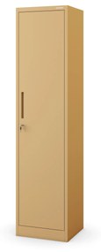 Irodai irattartó szekrény ALEX, 450 x 1850 x 400 mm, Fresh Style: bézs