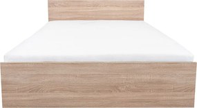 Miami franciaágy ágyneműtartó nélkül 160x200 cm sonoma tölgy-sonoma tölgy