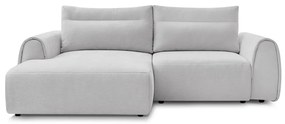 Világosszürke sarokkanapé Aden – Bobochic Paris