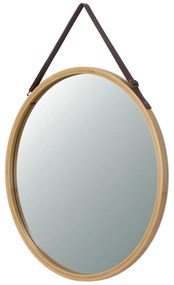 Fali tükör B053 NAT, bambusz