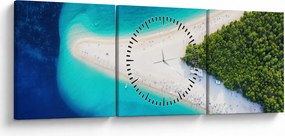 Kép - Ostrav Hvar, Horvátország (órával) (90x30 cm)