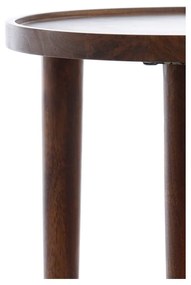 Akácfa kerek tárolóasztal ø 45 cm Qiano – Light &amp; Living