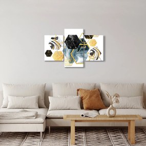 Kép - Sokszög (90x60 cm)