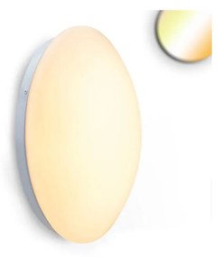 WhiteSwitch mennyezeti/fali LED lámpa, 1240 lm, 18W, változtatható színhőmérséklet (2700K/3000K/4000K), fehér