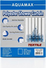 Zuhanyfüggöny - WATER FLOWER - Impregnált textil - 180x200