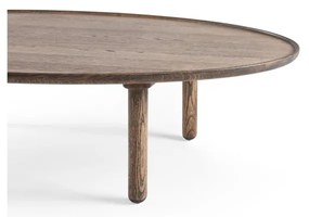 Barna tölgyfa dohányzóasztal 65x120 cm Mu – Gazzda