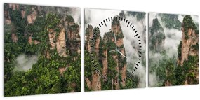 Kép - Zhangjiajie Nemzeti Park, Kína (órával) (90x30 cm)
