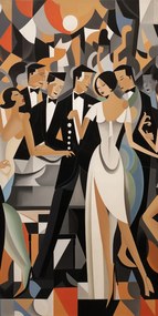 Poszter 50x100cm Art Deco bál