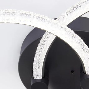 Brilliant - LED Dimmelhető mennyezeti lámpa AYDIN LED/34W/230V fekete + távirányító