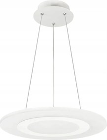 LED-es függőlámpa kerek fehér modern semleges nappaliba 35 cm Polux