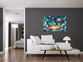 Kép - Repülés az éjjeli ég alatt (90x60 cm)