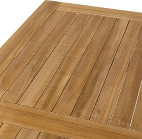 DIVERO Étkező asztal masszív 150 x 90 cm