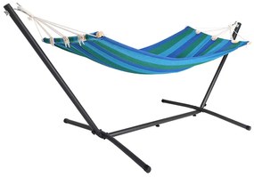 Deuba Hintaågy fém våzzal 200x80 cm - kék