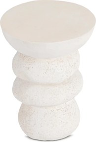 Stolik LIVIA 39 cm Krem/Beż Nowoczesny
