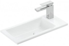 Sanovit ATRIA - porcelán mosdókagyló- kézmosó - jobb csaplyukas - 50 x 25 cm