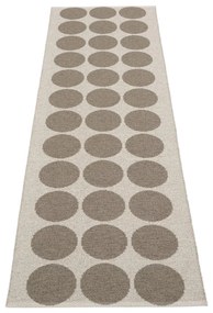 Barna-bézs kültéri-beltéri futószőnyeg 70x240 cm Hugo Walnut Linen – Pappelina