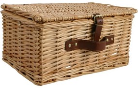 Arôme Piknikkosár 4 személyre Natur, 40 x 28 x 20cm