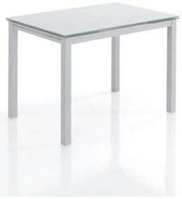Bővíthető étkezőasztal üveg asztallappal 70x110 cm Fast – Tomasucci