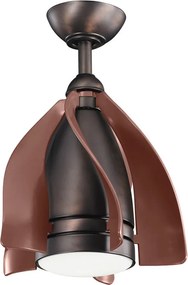 KICHLER KLF-TERNA-15-BB TERNA Ventilátoros lámpa Olajozott Bronz LED IP20