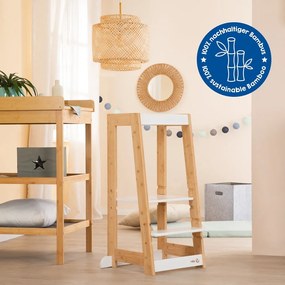 Fehér bambusz tanulótorony – Roba