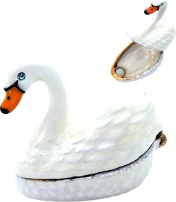 Elegáns Fém Doboz Kristályokkal Ékszerdoboz