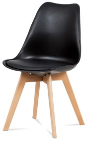 Scaun modern Monza scandinav Multicolor din piele textilă Perna scaunului