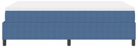 Boxspringágy matraccal Kék 120x200 cm Kordbársony