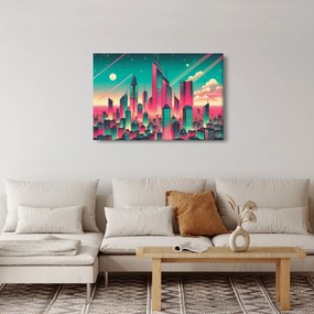 Kép – Nagyváros pop-art stílusban (90x60 cm)