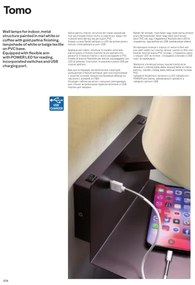 Redo 01-1807 - LED fali lámpa TOMO 1xE27/42W/230V+1xLED/3W