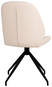 Krémszínű étkezőszék szett 2 db-os Monte Carlo – House Nordic