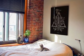Vászonkép Harry Potter Deathly Hallows 60x80cm WDC99902