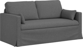 vidaXL Kanapé Sötétszürke 158 x 78 x 80 cm szövet