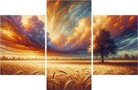 Kép – Fa a mezőn (90x60 cm)