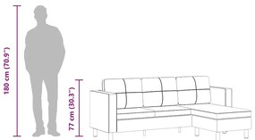 3 személyes fehér műbőr elemes kanapé