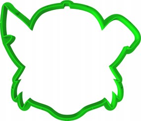 Sütemény lyukasztó forma Mese Mancs Őrjárat Rocky 8cm