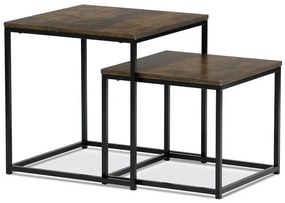 Lerakóasztal 50 × 50 × 52 cm, MDF, öregfa AF-076 OLW