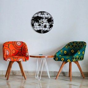 Enzoclock fém falióra, 48×48 cm – S018