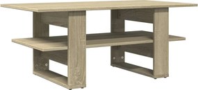 vidaXL sonoma tölgy színű szerelt fa dohányzóasztal 102 x 55 x 42 cm