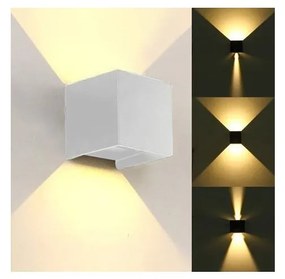 LED Kültéri fali lámpa KREON 2xLED/3W/230V IP54 4000K fehér