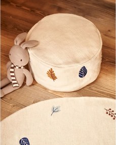 Krémszínű gyerek puff Yanil – Kave Home