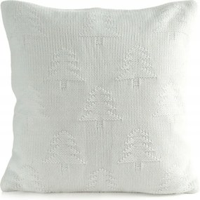 Karácsonyi párnahuzat 45x45 cm fehér, dekoratív, színes